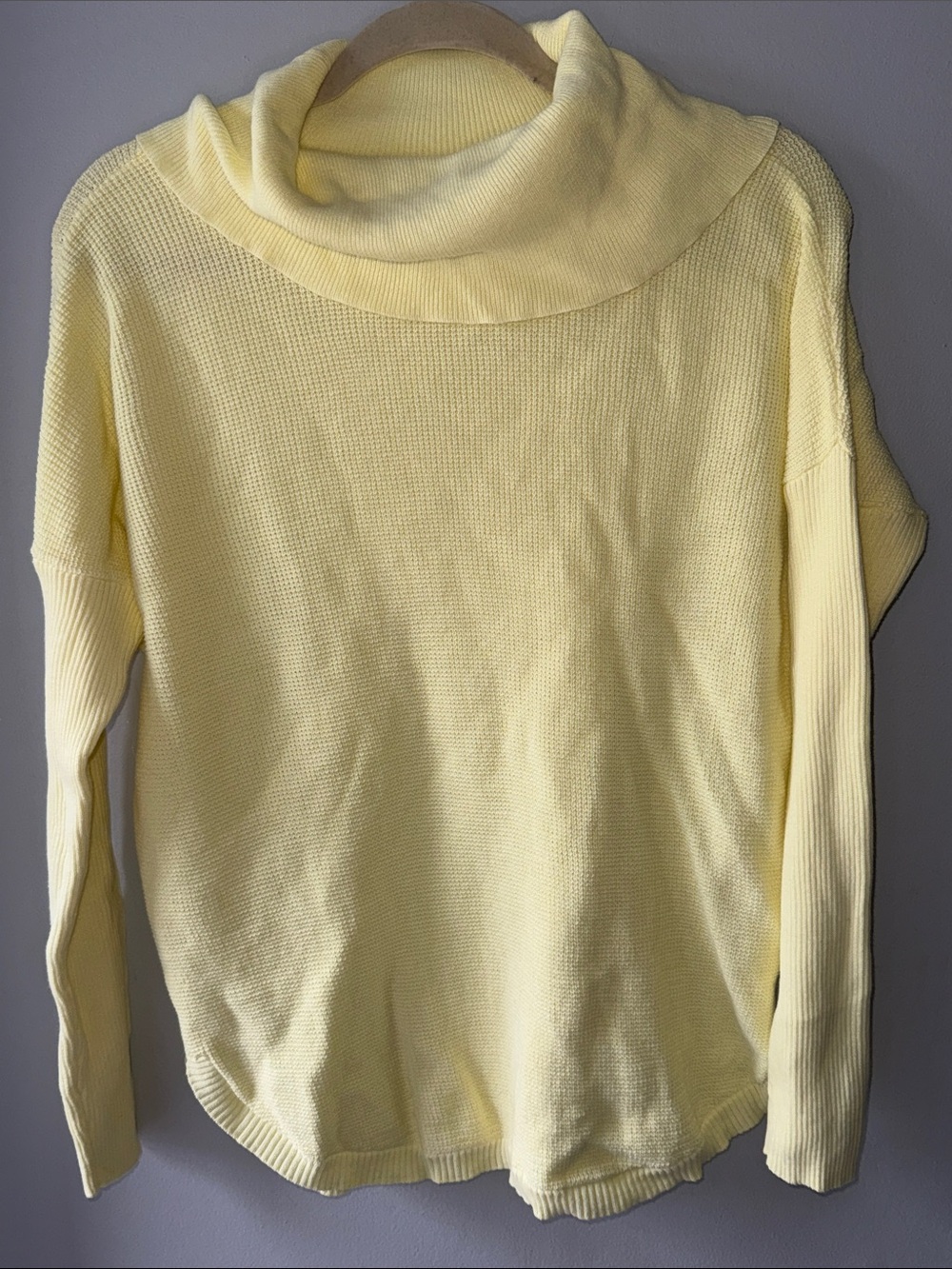 Chaus Lemon Chiffon Cowl Neck Sweater